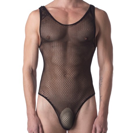 Barcode Body Fishnet Roma Noir