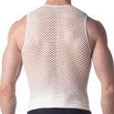 Barcode Stefano Fishnet Tanktop - White