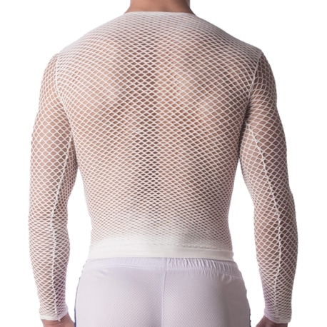 Barcode T-Shirt Fishnet Capo Blanc