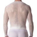 Barcode Capo Fishnet T-Shirt - White