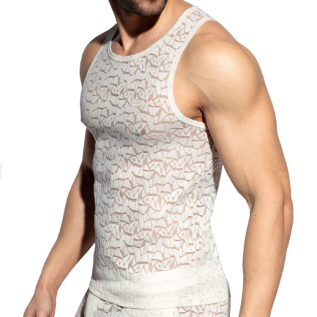 ES Collection Spider Tank Top - Ivory