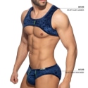 Addicted Velvet Shady Harness - Navy