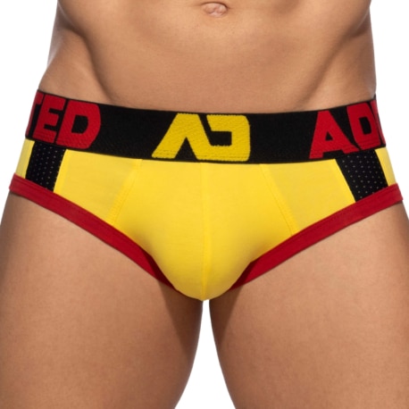 Addicted Sports Padded Briefs - Yellow