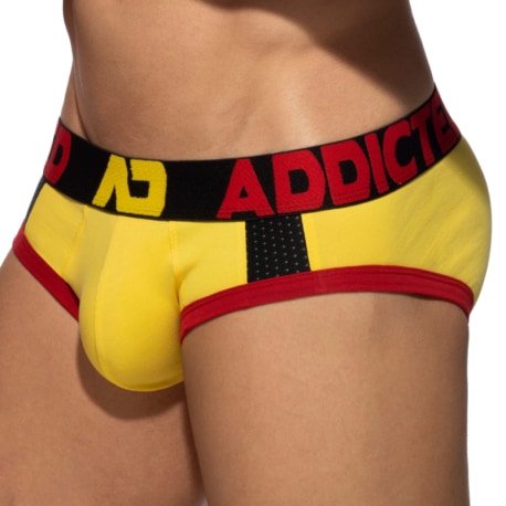 Addicted Sports Padded Briefs - Yellow