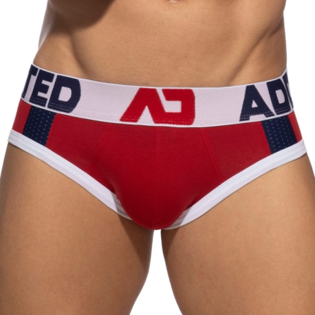 Addicted Sports Padded Briefs - Red