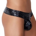 CandyMan Gloss Thong - Black