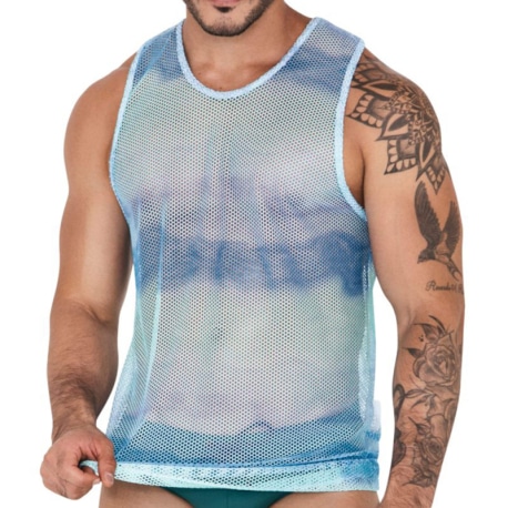 Clever Adriatic Tank Top - Blue