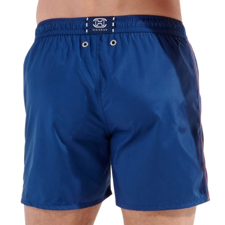 HOM Short de Bain Nautical Cup Bleu Marine