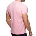 Addicted AD V-Neck Polo Shirt - Pink