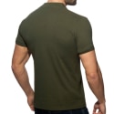 Addicted AD V-Neck Polo Shirt - Khaki