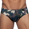 Addicted Slip de Bain Camo Kaki