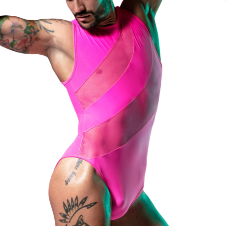 Omohonia Poseidon Bodysuit - Neon Pink