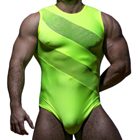 Omohonia Poseidon Bodysuit - Neon Yellow