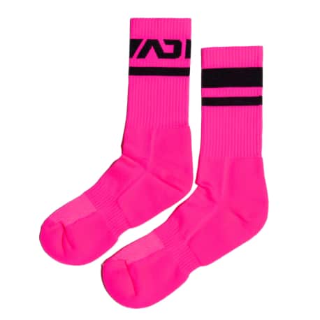 Addicted Chaussettes AD Neon Rose Fluo