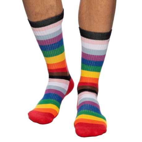 Addicted Chaussettes Inclusive Rainbow 