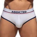 Addicted Curve Cotton Briefs - White