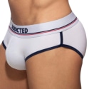 Addicted Curve Cotton Briefs - White