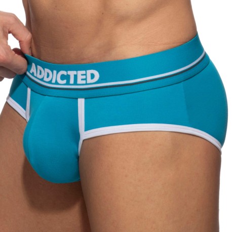 Addicted Cotton Briefs - Turquoise
