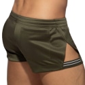 Addicted Side Stripe Shorts - Khaki