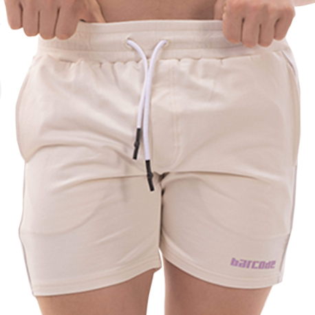 Barcode Lukio Cotton Shorts - Off White