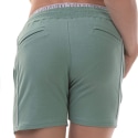 Barcode Lukio Cotton Shorts - Olive