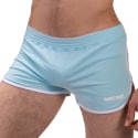 Barcode Bogdan Cotton Shorts - Sky Blue