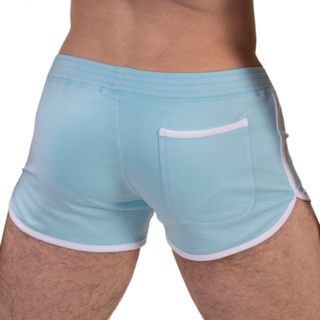 Barcode Short Coton Bogdan Bleu Ciel