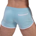 Barcode Bogdan Cotton Shorts - Sky Blue