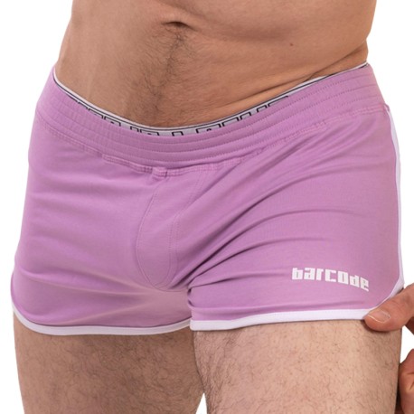 Barcode Bogdan Cotton Shorts - Lilac