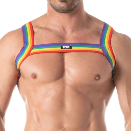 TOF Paris Rainbow Chest Harness - Rainbow