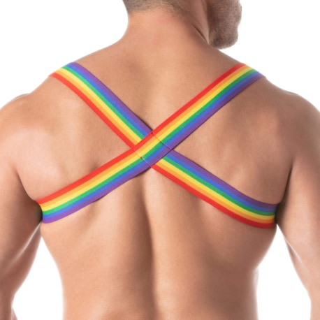 TOF Paris Rainbow Chest Harness - Rainbow