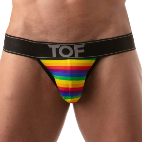 TOF Paris Rainbow Jockstrap - Rainbow