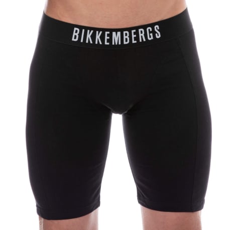 Bikkembergs Coton Long Boxer Briefs - Black