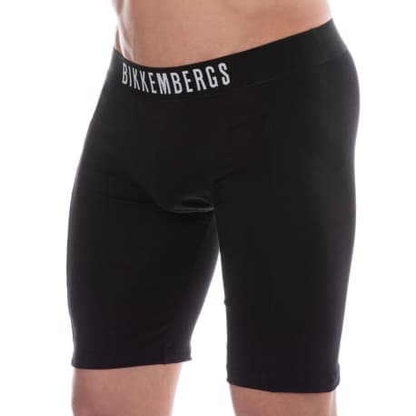 Bikkembergs Coton Long Boxer Briefs - Black