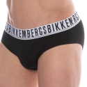 Bikkembergs Lot de 2 Slips Essential Coton Noirs