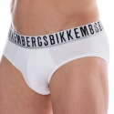 Bikkembergs Lot de 2 Slips Essential Coton Blancs