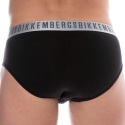 Bikkembergs 2-Pack Silver Cotton Briefs - Black