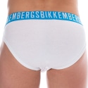 Bikkembergs 3-Pack Fashion Coton Briefs - Black - Navy - White