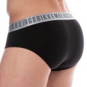 Bikkembergs 2-Pack Silver Cotton Briefs - Black