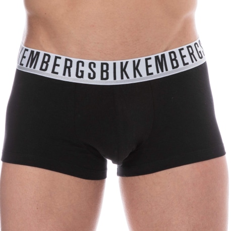 Bikkembergs Lot de 2 Boxers Essential Coton Noirs