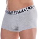 Bikkembergs 2-Pack Essential Cotton Boxer Briefs - Heather Grey