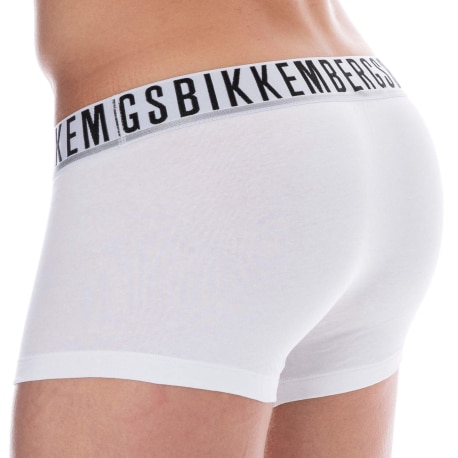 Bikkembergs 2-Pack Essential Cotton Boxer Briefs - White