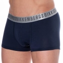 Bikkembergs 2-Pack Silver Cotton Boxer Briefs - Navy