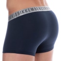 Bikkembergs Lot de 2 Boxers Silver Coton Bleu Marine