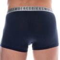 Bikkembergs 2-Pack Silver Cotton Boxer Briefs - Navy