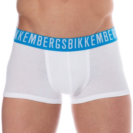 Bikkembergs 3-Pack Fashion Cotton Boxer Briefs - Black - Navy - White