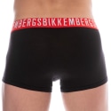 Bikkembergs Lot de 3 Boxers Fashion Coton Noir - Marine - Blanc