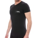 Emporio Armani T-Shirt Bold Monogram Coton Noir - Blanc