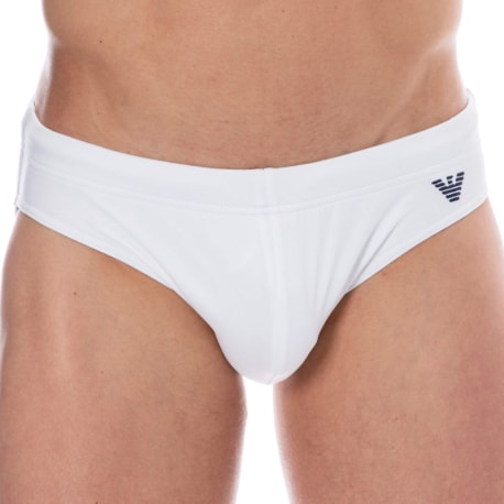 Emporio Armani Essential Swim Briefs - White