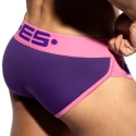 ES Collection Double Side Cotton Briefs - Purple - Pink